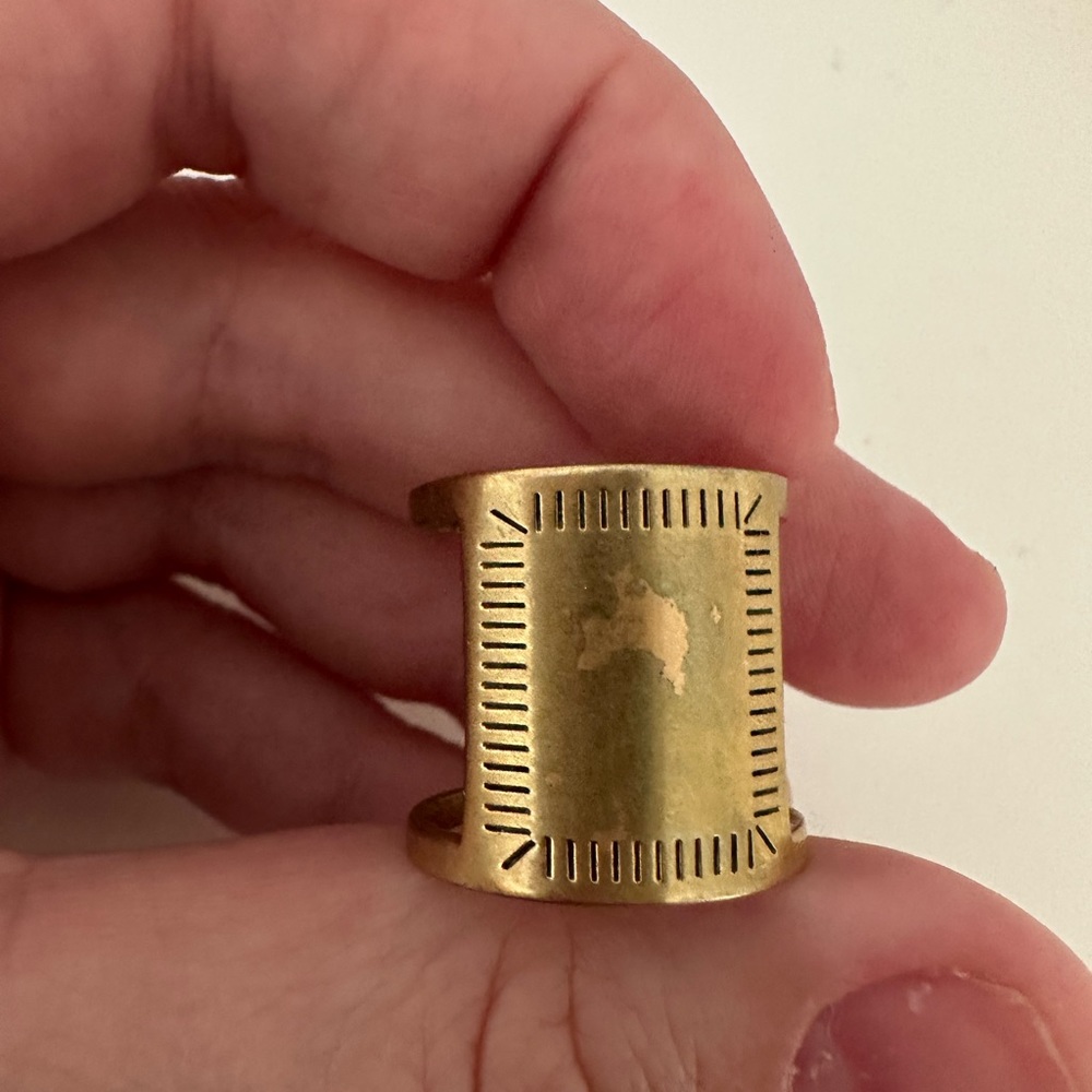 Madewell gold ring size 6